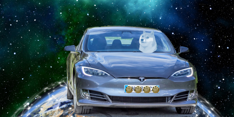 Dogecoin Tesla Space Blockzeit 2021 SN