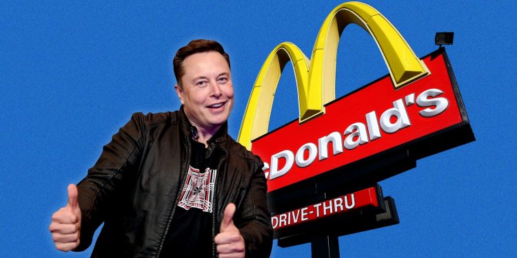 Elon Musk x McDonald's
