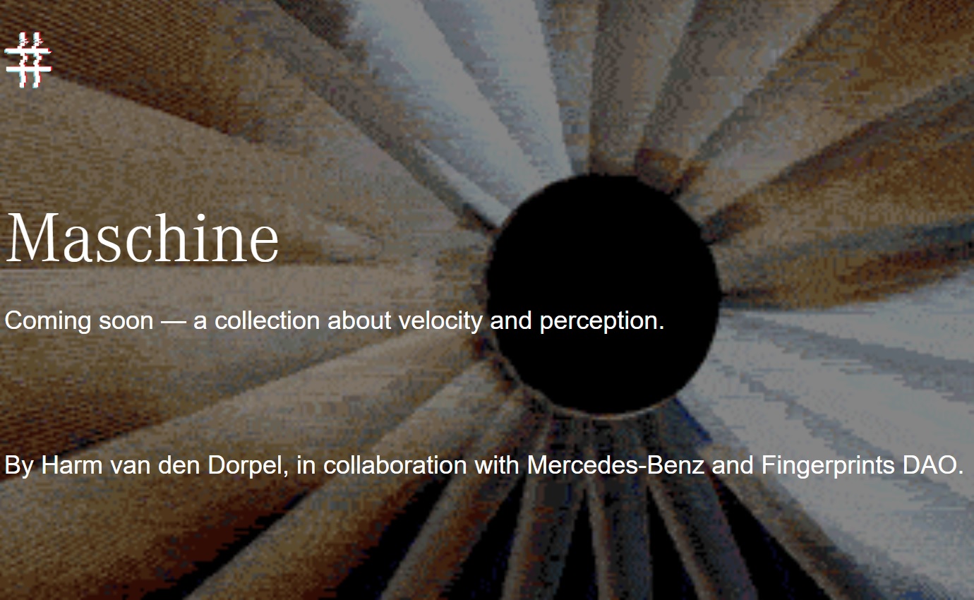 Mercedes and Fingerprint DAO reveal new NFT art collection