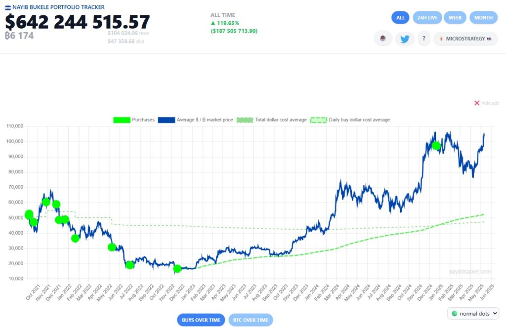 El Salvador's Bitcoin Holdings