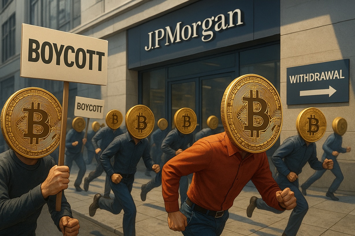 Crypto Community Calls For JPMorgan Boycott Due To Its Huge Short In MSTR