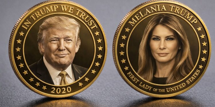 TRUMP and MELANIA Memecoins