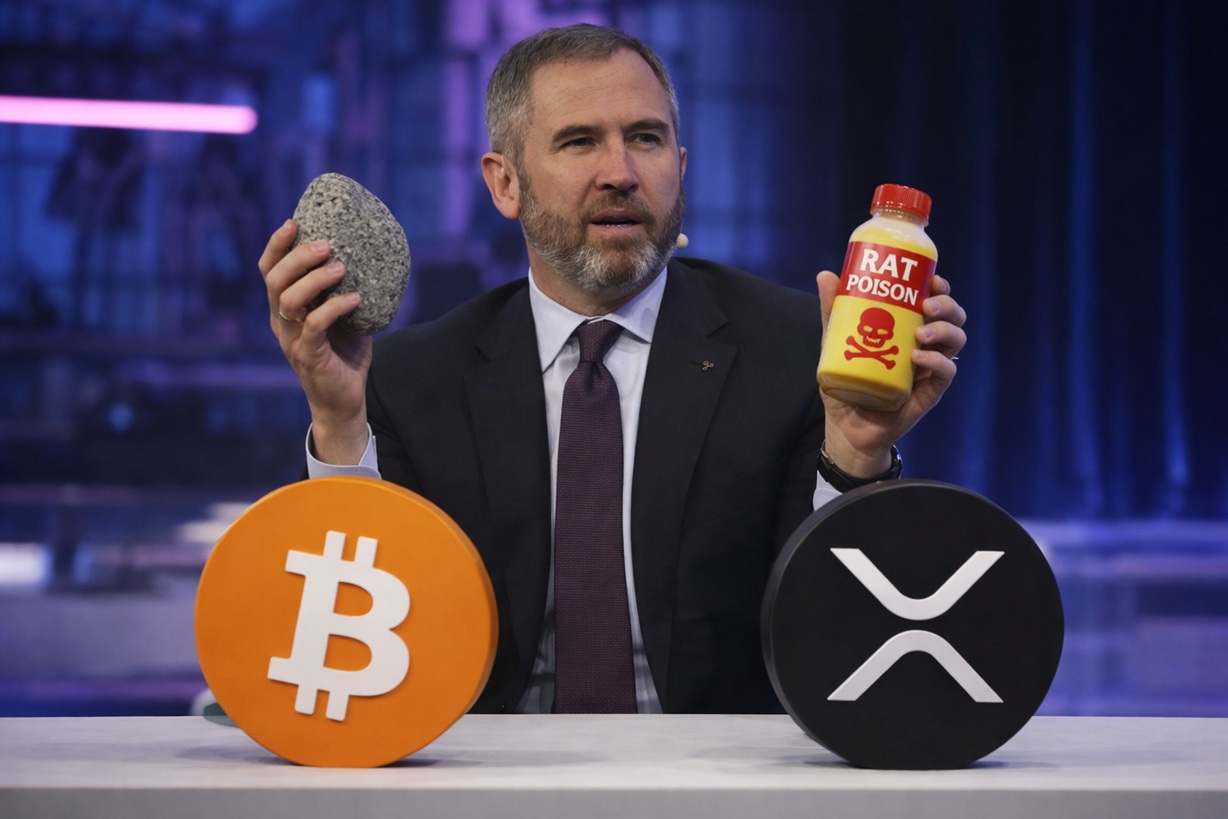 Ripple CEO Recalls How Crypto Narratives Changed From “Rat Poison” To Finance’s Vital Plumbing System