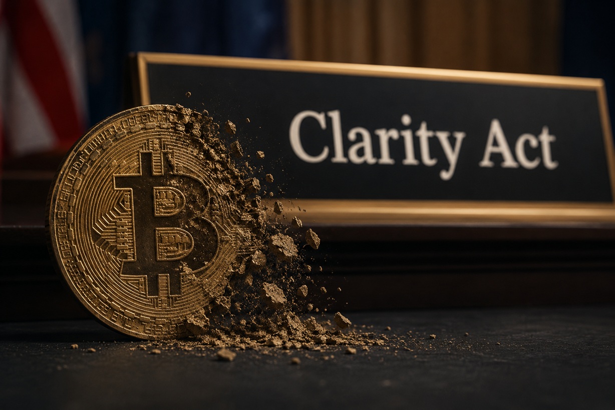 Bitcoin Crumbles Below $80K As Clarity Act Faces 100+ Amendments