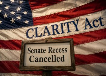 CLARITY Act on Senate Recess