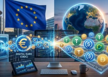 Digital Euro CBDC and USD Stablecoins